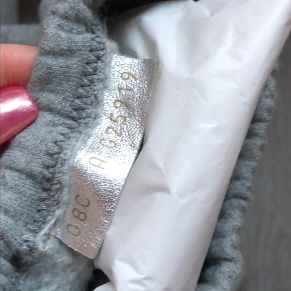 Chanel Gray “Sweat” Bootie sz 38 - Picture 6 of 8